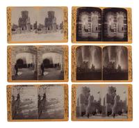 [EARLY PHOTOGRAPHY]. A group of 19 stereoviews highlighted by images of the Saint Paul, Minnesota Ice Carnival and the aftermath of the Johnstown Flood, Pennsylvania.