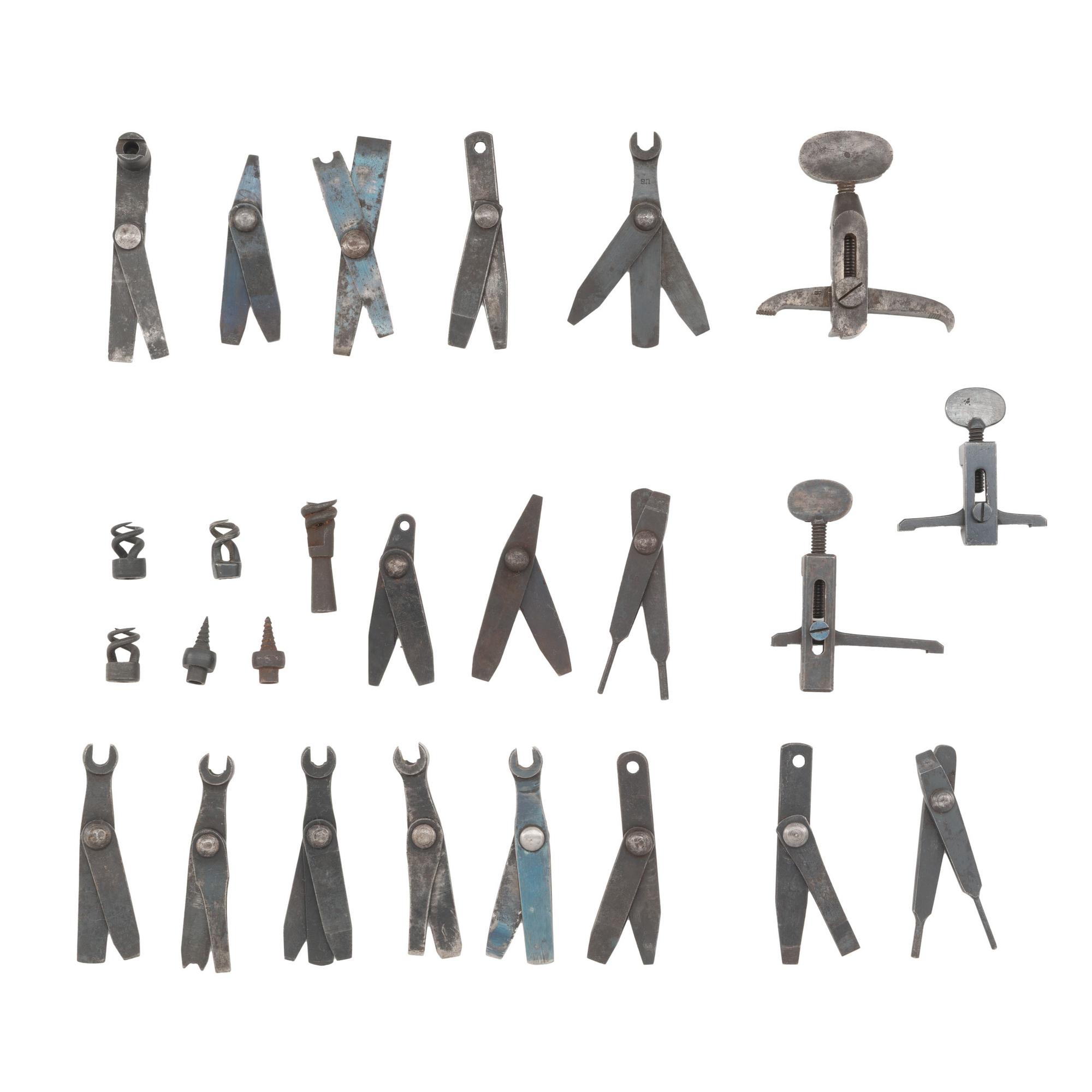 Large Group of Civil War & Indian Wars Era Gun Tools and Tompions