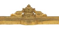 A Pair of Louis XV Style Gilt Bronze Chenets and Fender
