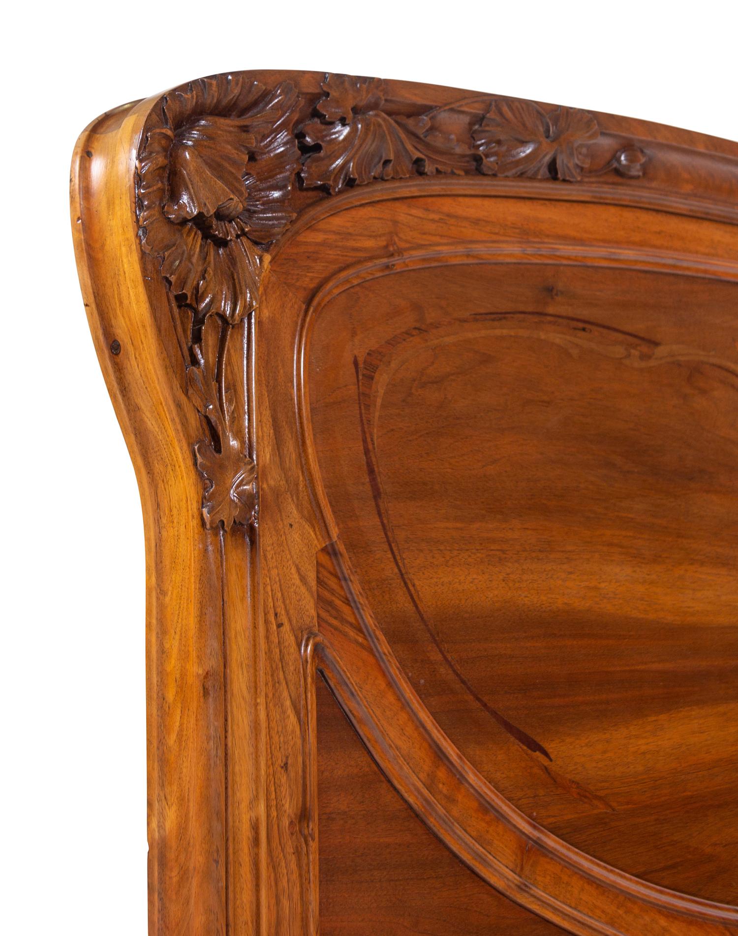 Art Nouveau Bed, c. 1900