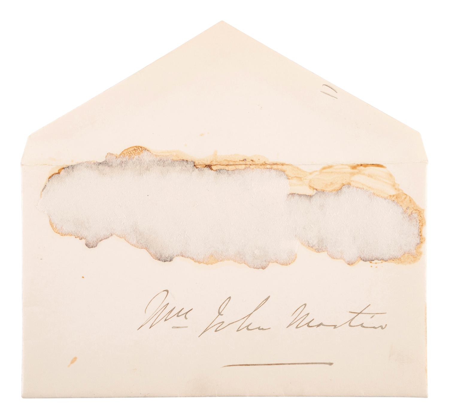 CARNEGIE, Andrew (1835-1919). Autograph letter signed ("Andrew Carnegie"), to Mr. John Martin. New York, 28 January 1911.
