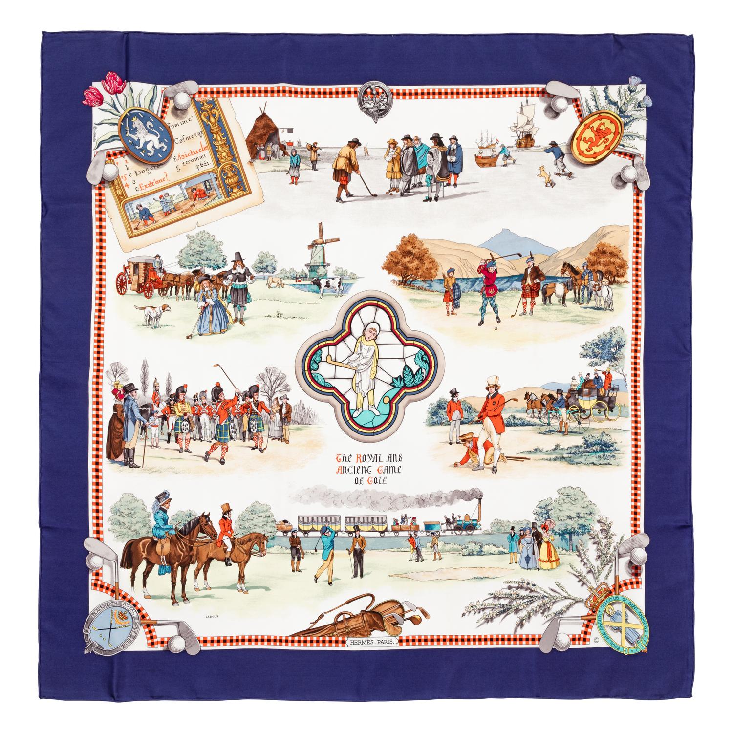 Hermès 90cm Silk Scarf