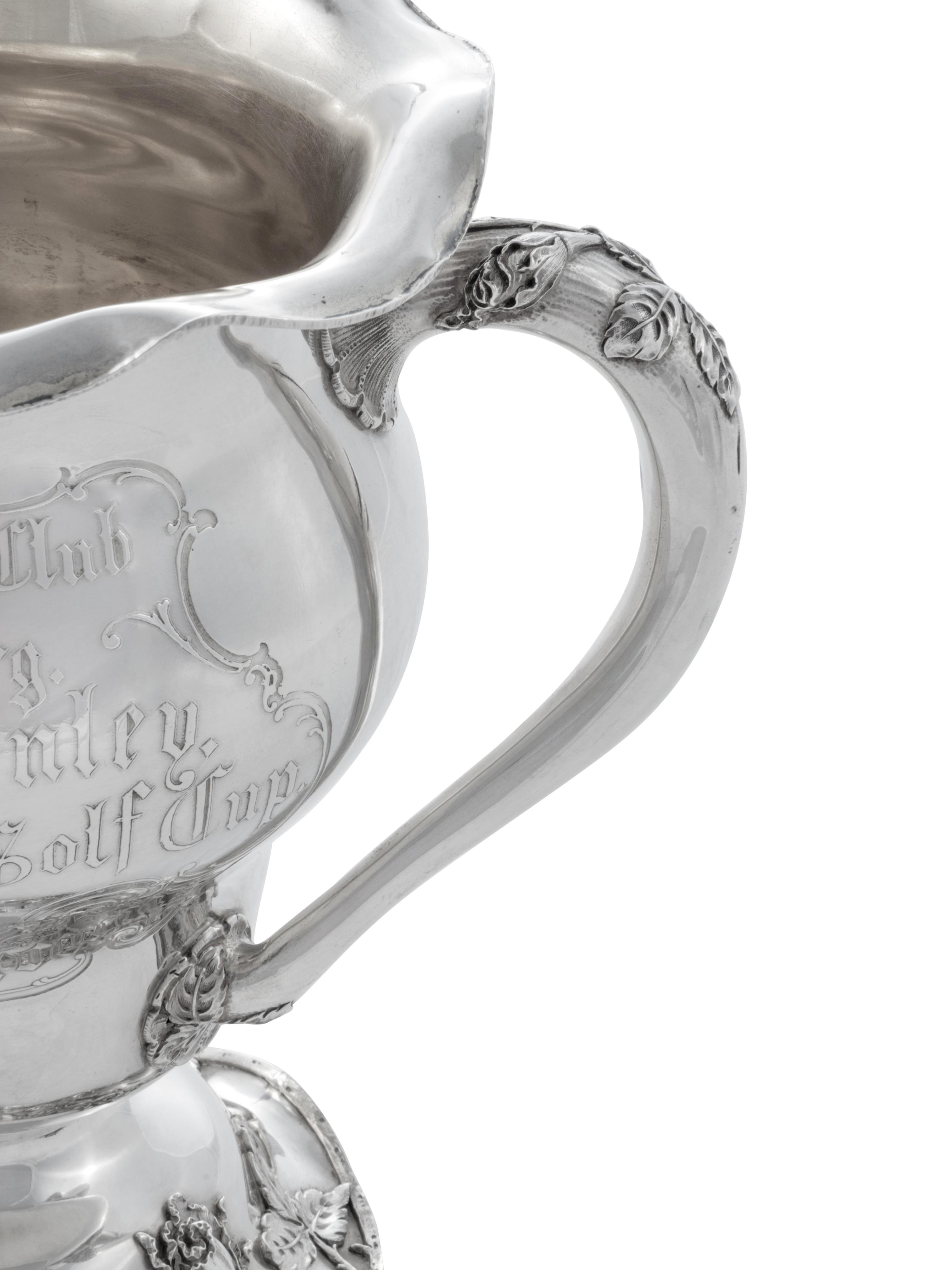 An American Silver Golf Trophy of Pittsburgh Interest