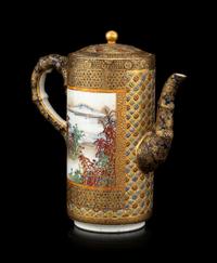 A Japanese Satsuma Teapot