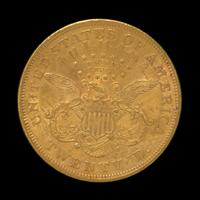 A United States 1867-S Liberty Head $20 Gold Coin