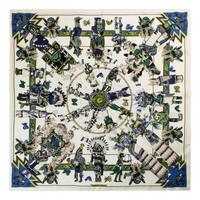 Hermès Kermit Oliver 90cm Silk Scarf