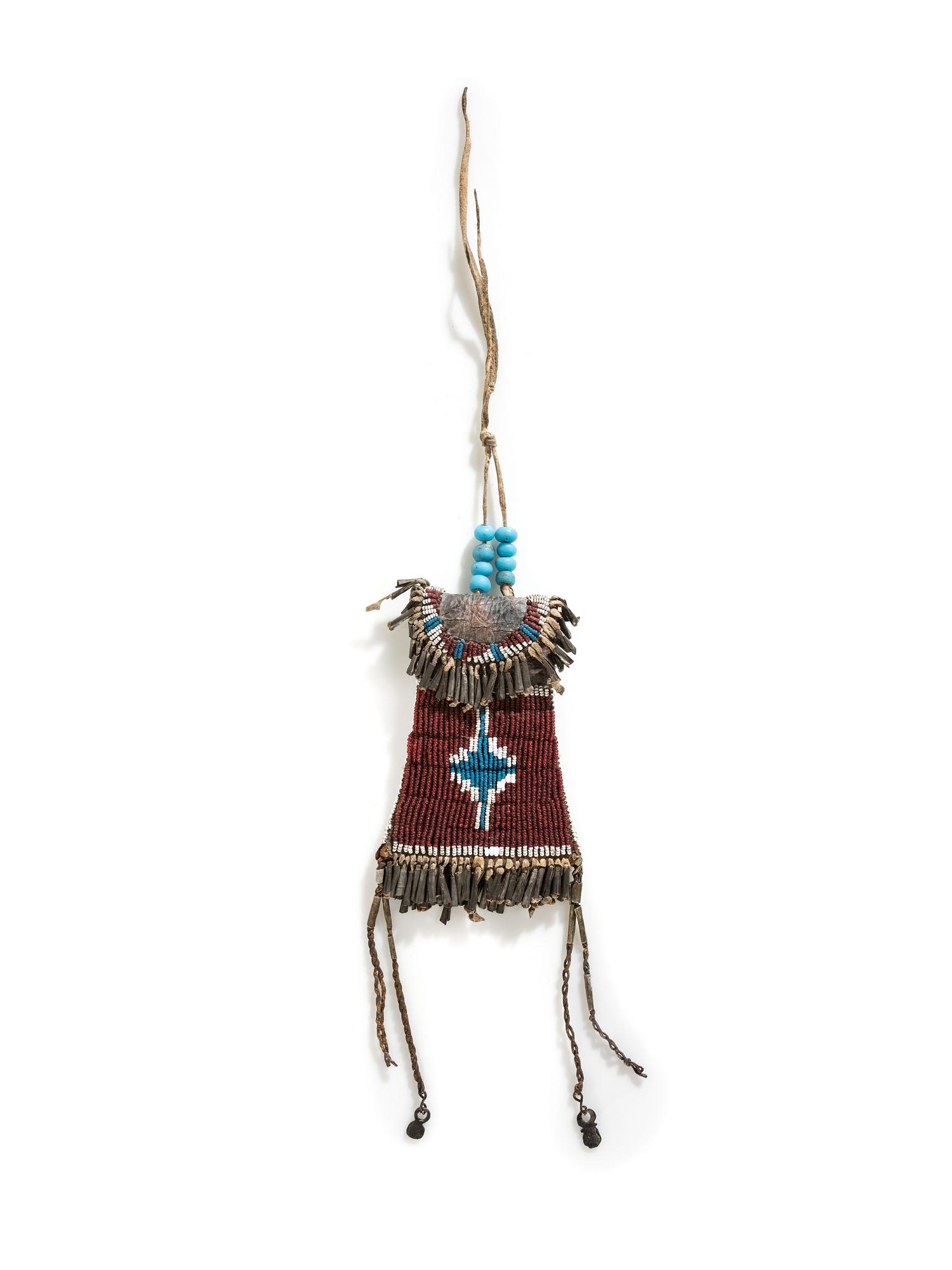 Kiowa Beaded Strike-a-Light Bag