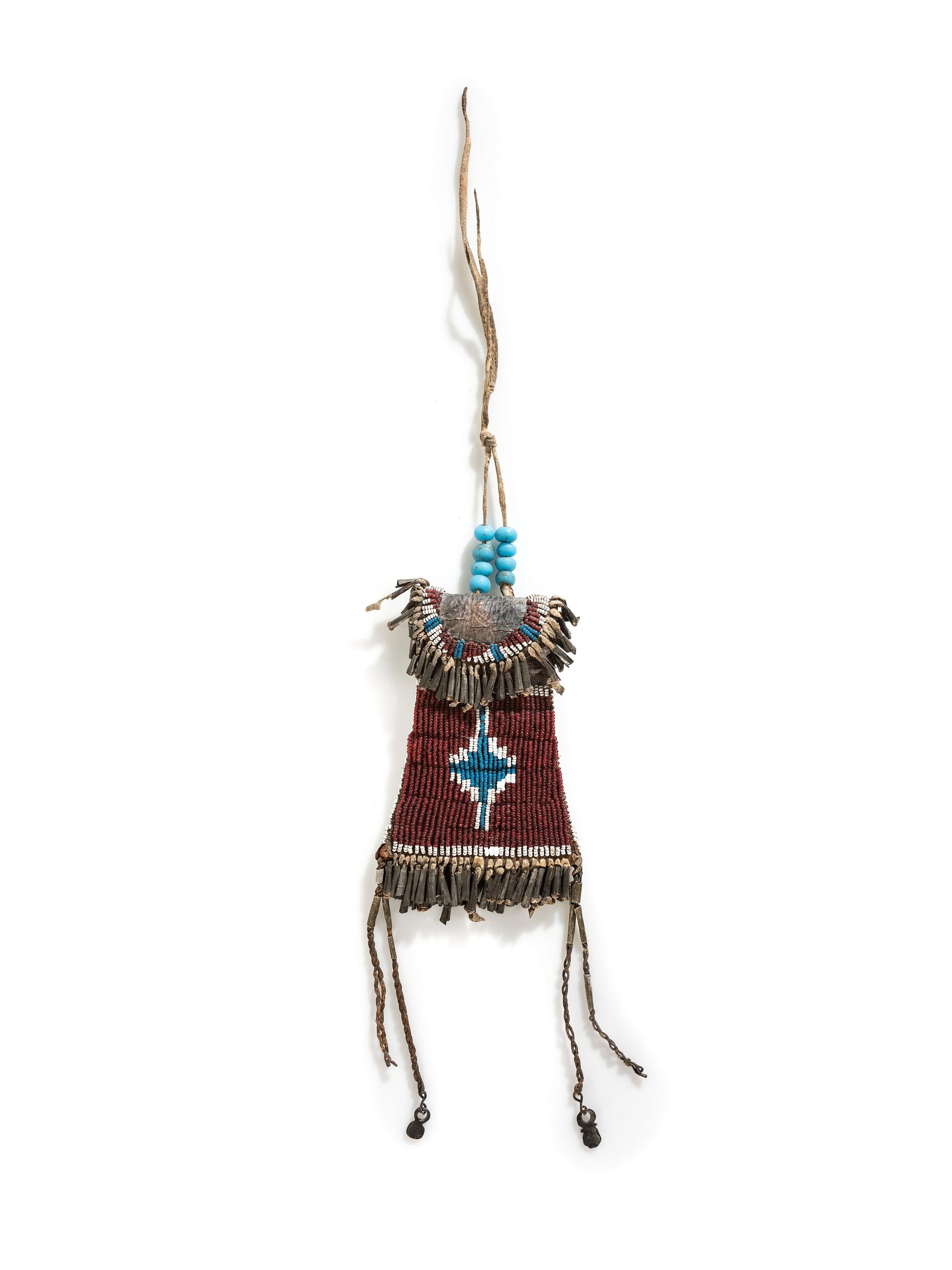 Kiowa Beaded Strike-a-Light Bag