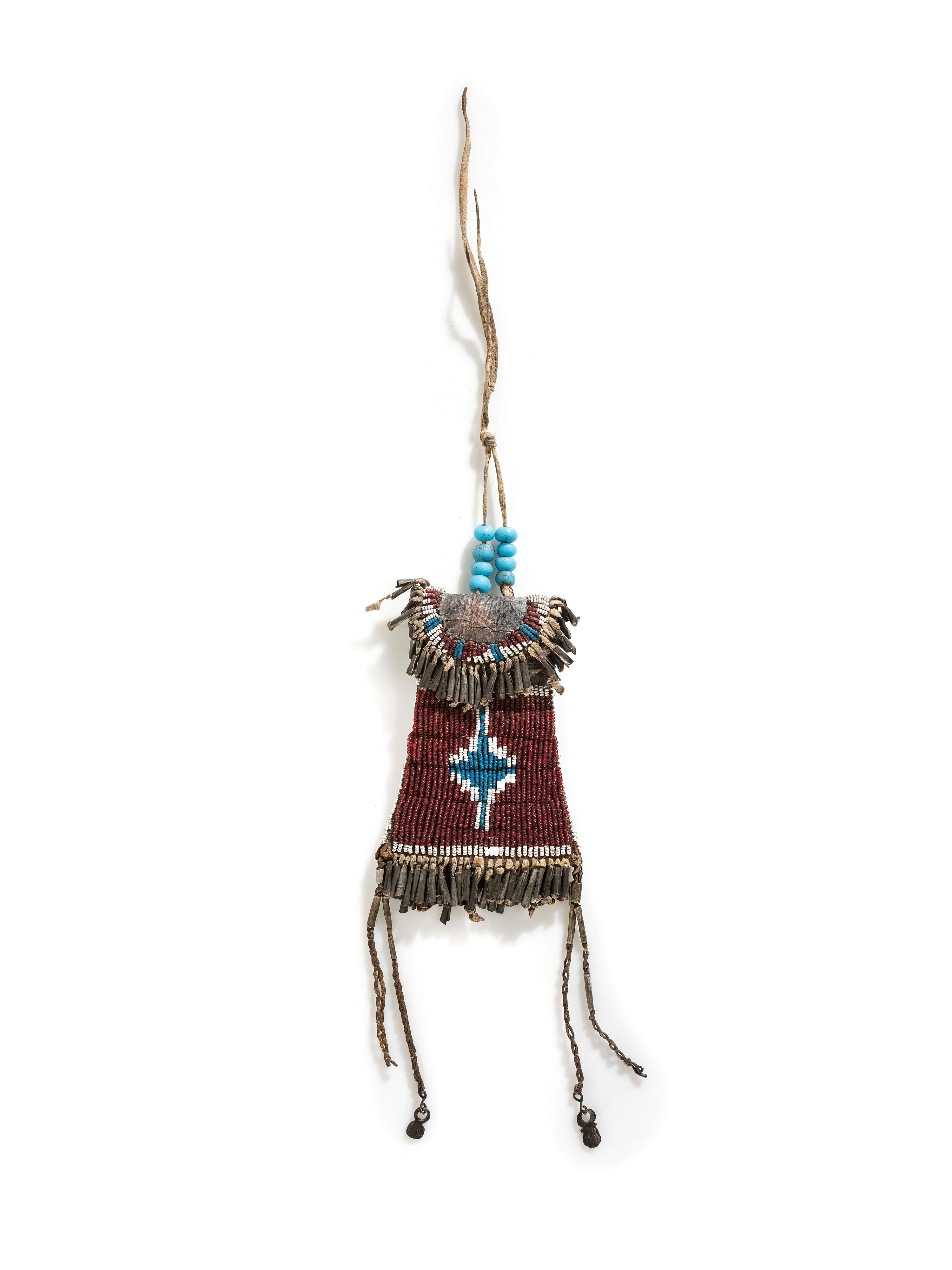 Kiowa Beaded Strike-a-Light Bag
