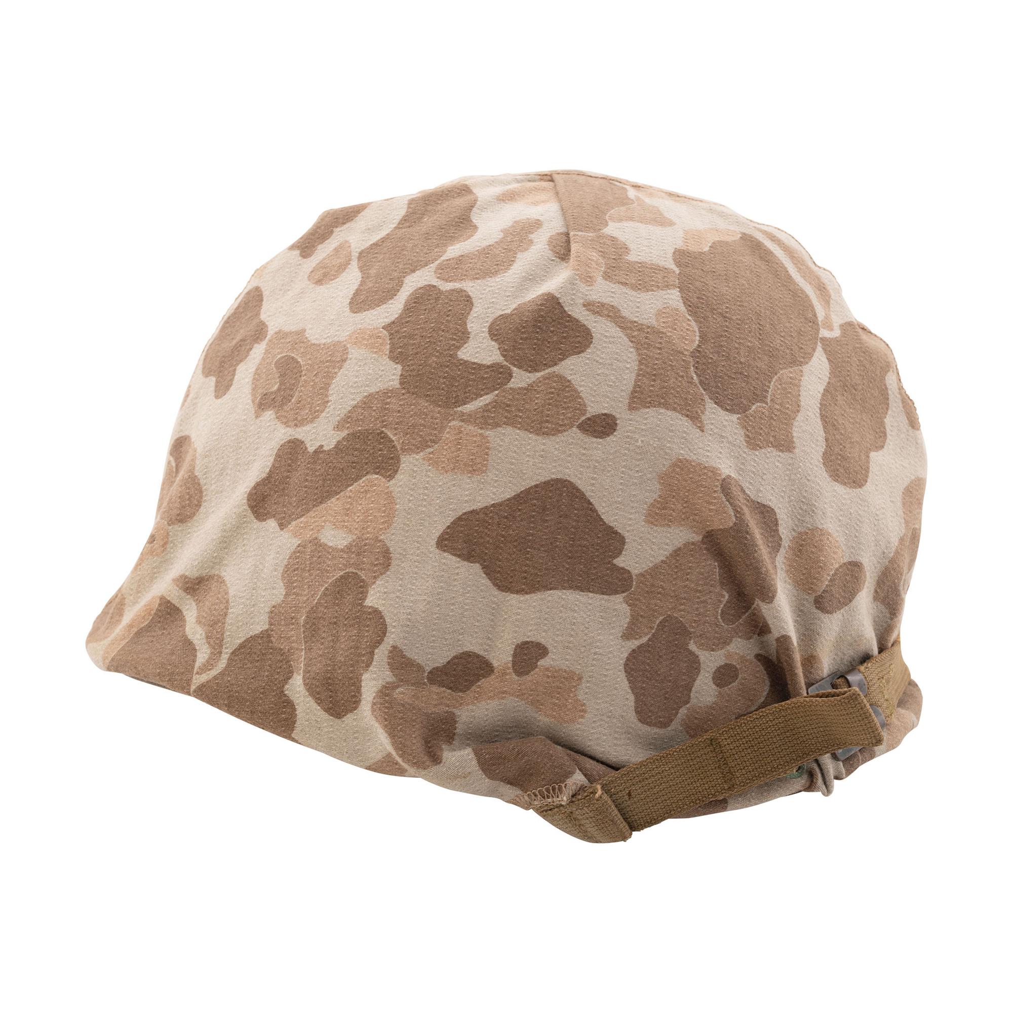 WWII US M1 Helmet with Marine Corps Cover