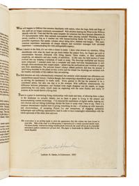 [SOBOTA, Jan (1939-2012), binder]. HANKA, Ladislav (b. 1952). Toads . Kalamazoo: [N.p.], 2005.