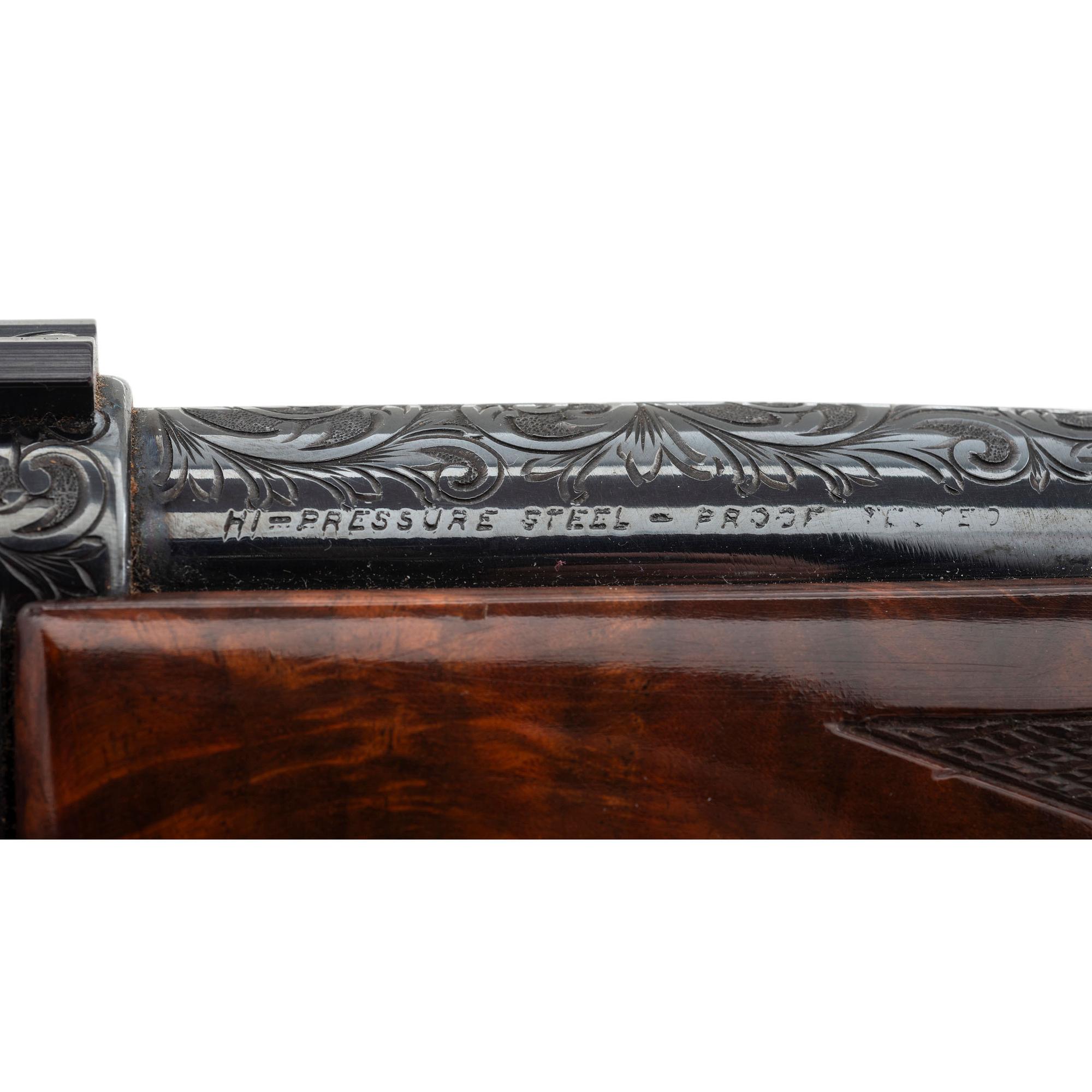 ** Custom Engraved Savage Model 99 with Olympic Peep Sight