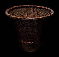 Eleven Oceanic and African Drums, Baskets, and Tools
