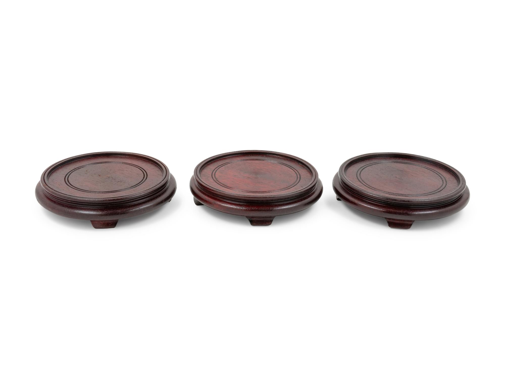 Twenty-Six Chinese Hardwood Stands