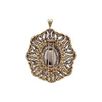 OPAL AND DIAMOND PENDANT/BROOCH