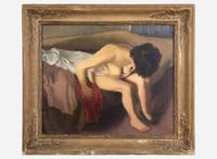 Raphael Soyer (American, 1899-1987) - Morning