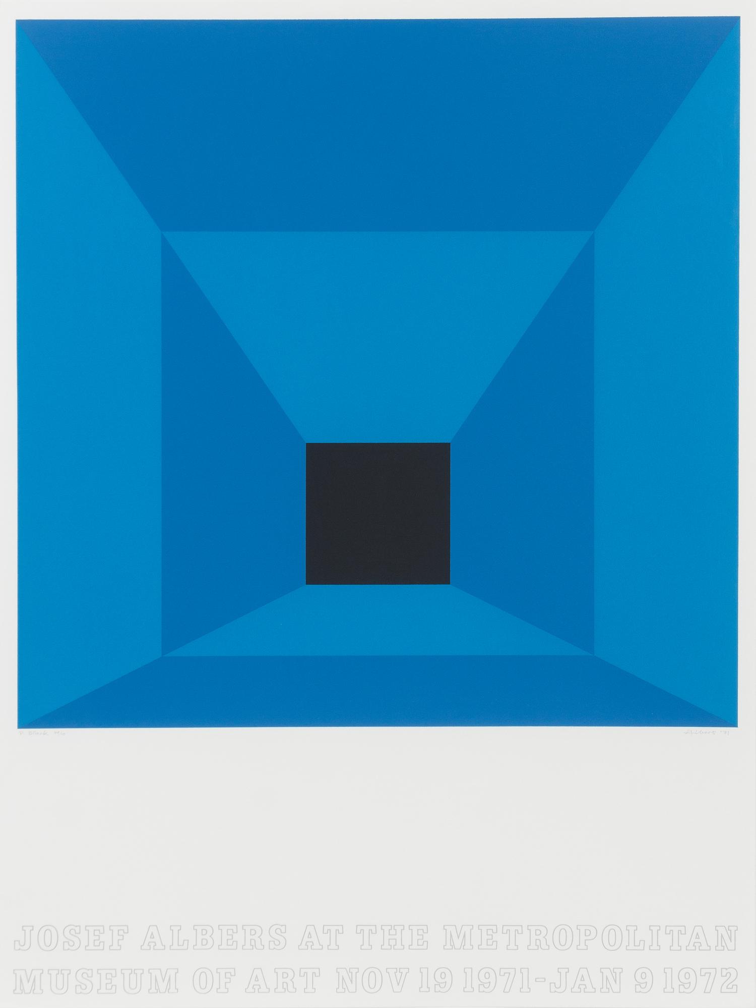 Josef Albers, (American/German, 1888-1976), Josef Albers at the Metropolitan Museum of Art, 1971