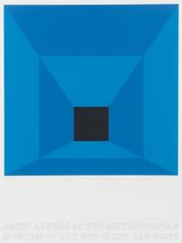 Josef Albers, (American/German, 1888-1976), Josef Albers at the Metropolitan Museum of Art, 1971