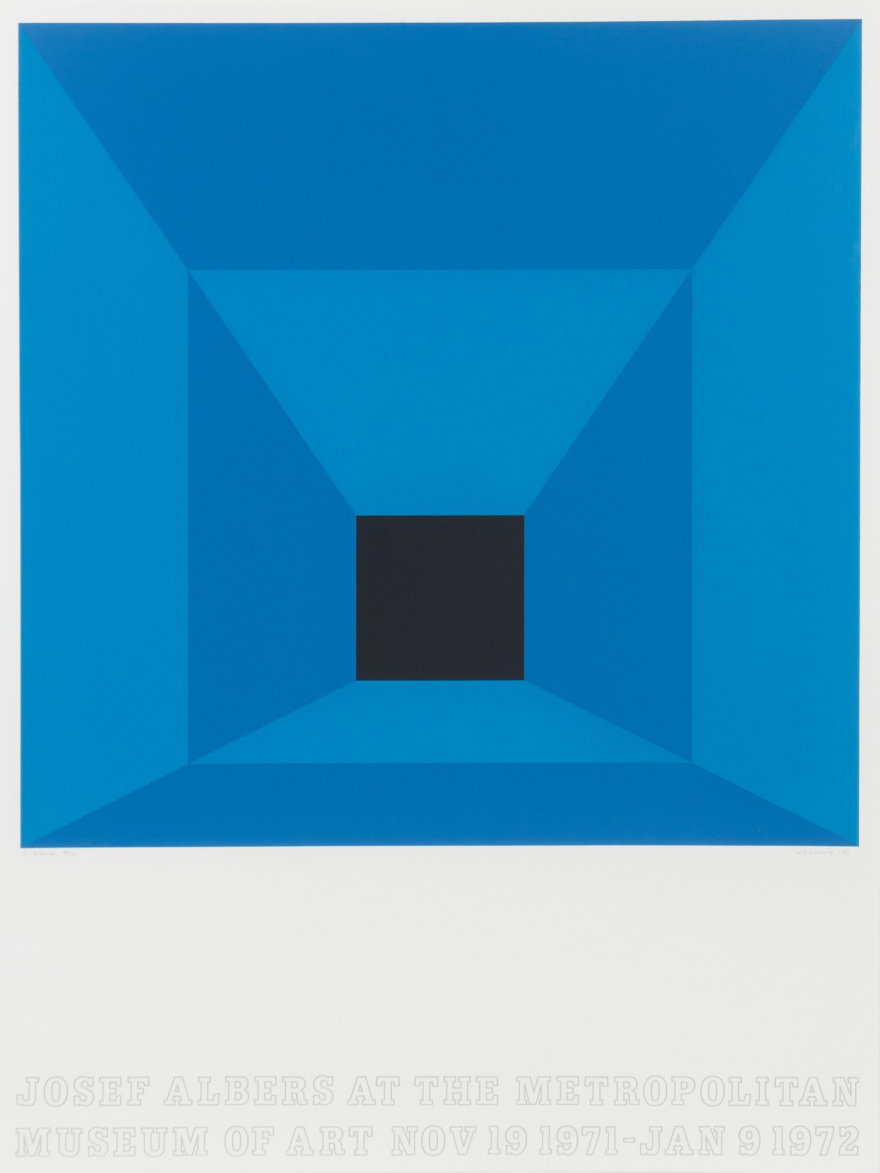 Josef Albers, (American/German, 1888-1976), Josef Albers at the Metropolitan Museum of Art, 1971