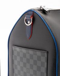 Louis Vuitton Limited Edition Keepall Bandoulière 50 in Black Epi Leather, Patchwork, 2018
