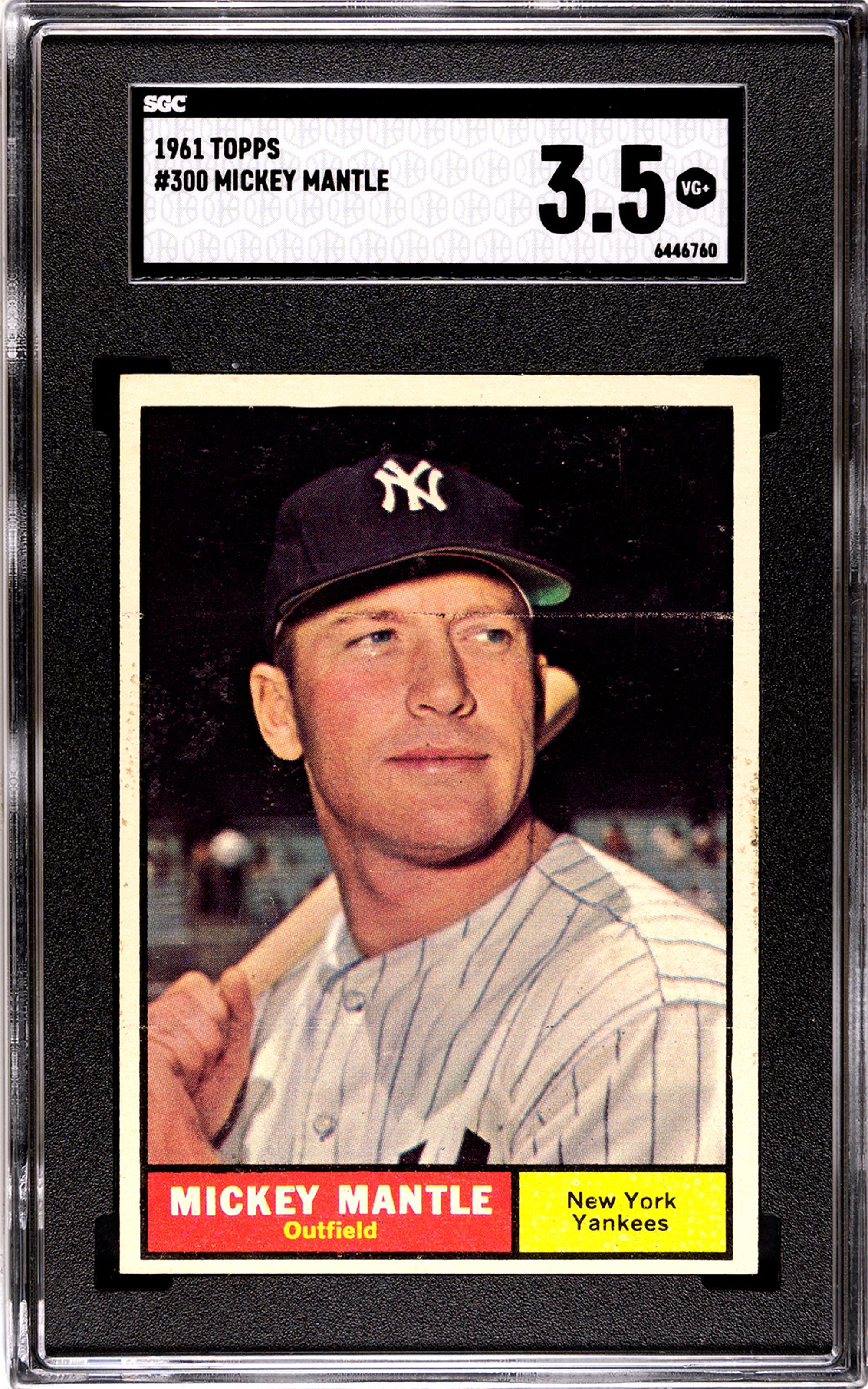 A Complete Set of 1961 Topps Baseball Cards Including SGC Graded Key Cards (589/589),