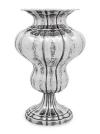 An Eastern European Silver Vase