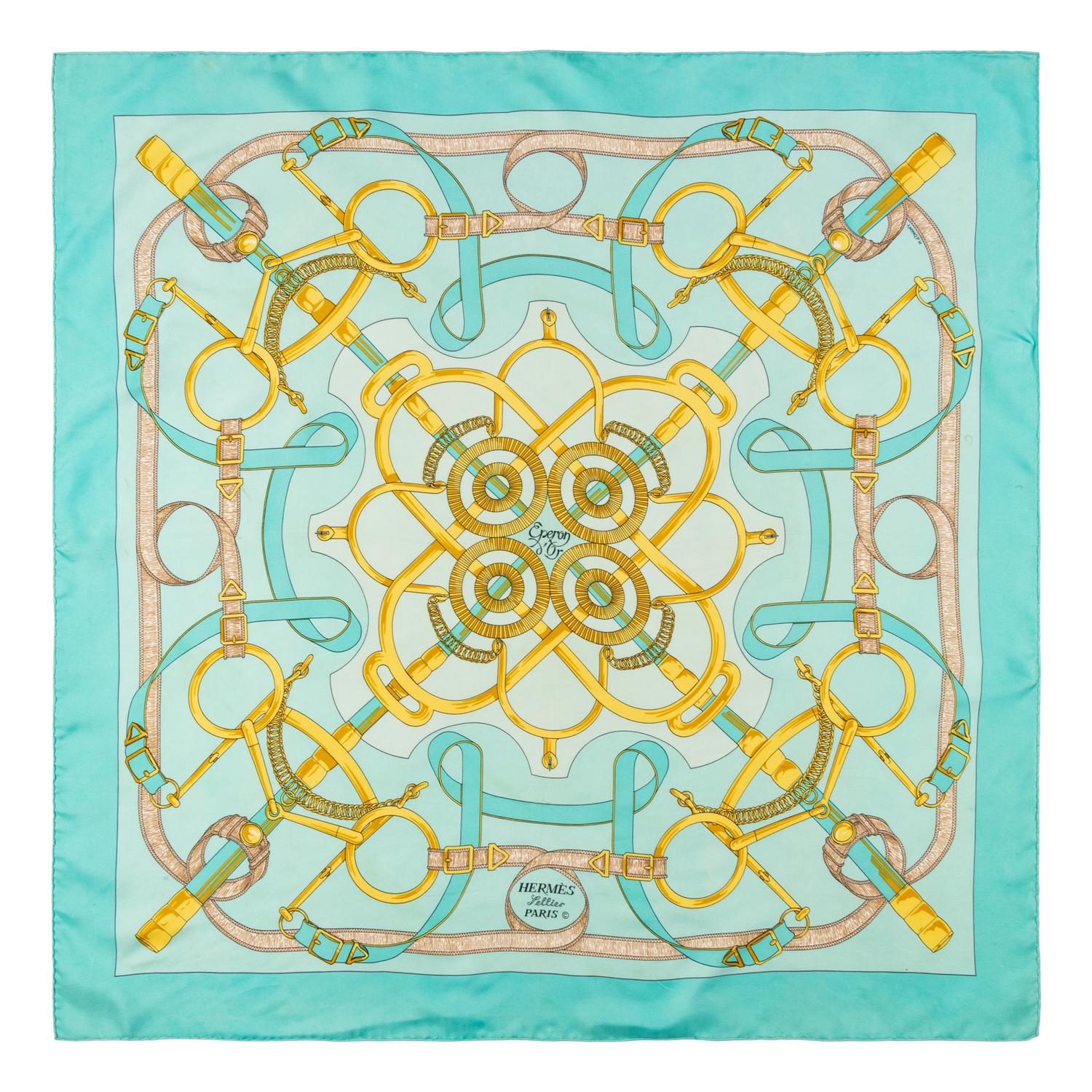 Four Hermès Scarves