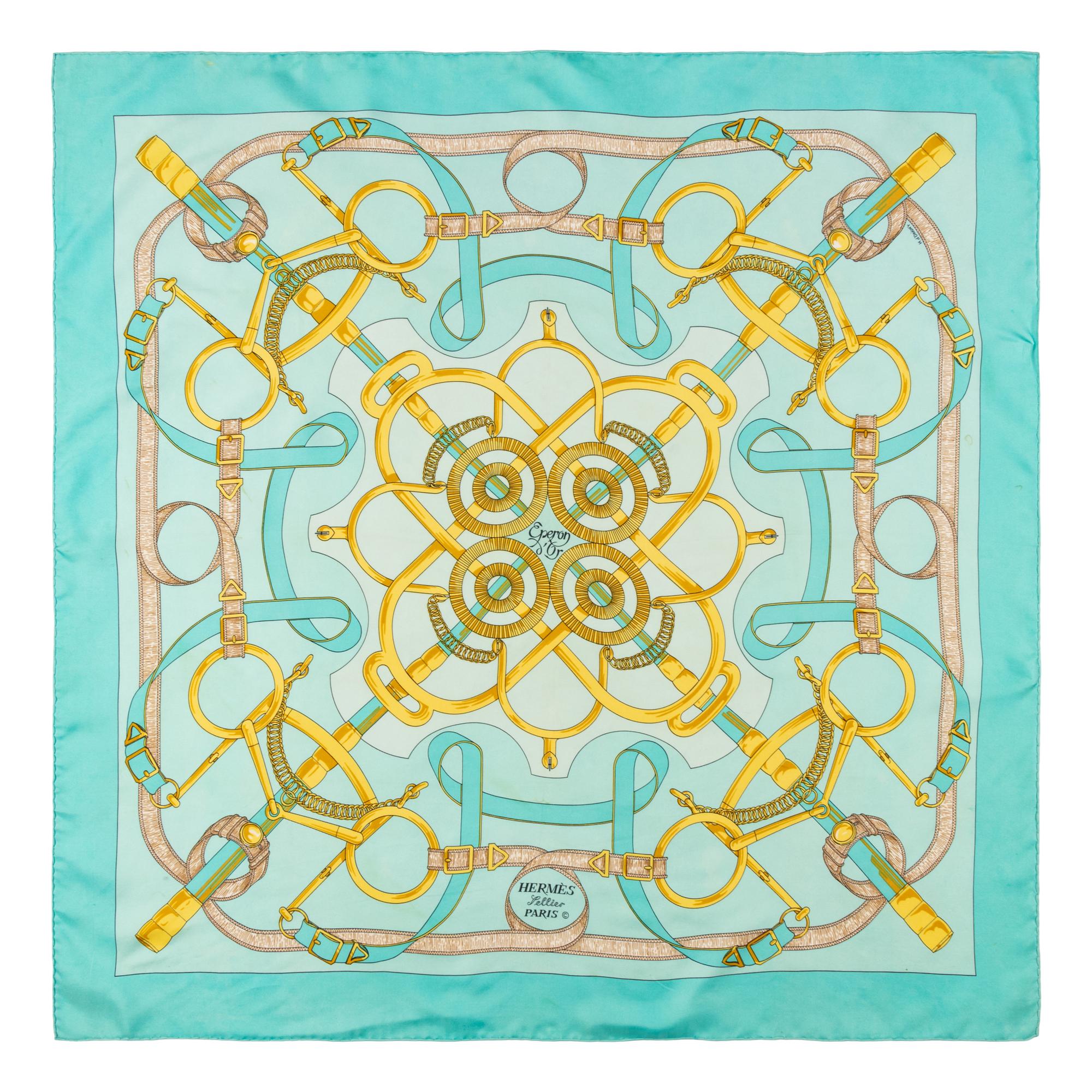 Four Hermès Scarves