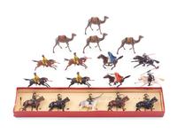 A Large Collection of Painted Metal Soldiers