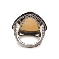 OPAL AND DIAMOND RING