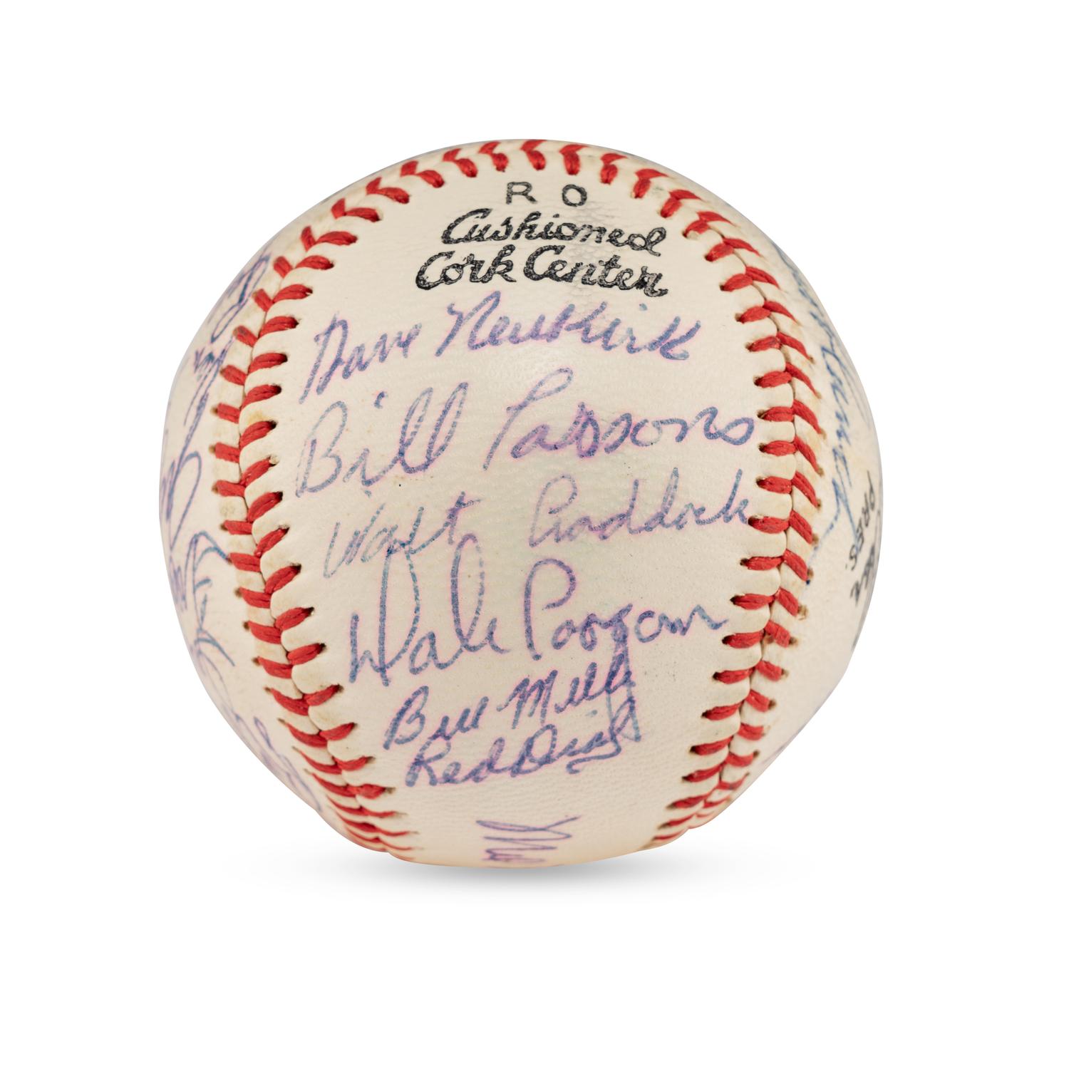 A 1956 Shreveport Sports Team Signed Autograph Baseball