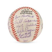A 1956 Shreveport Sports Team Signed Autograph Baseball