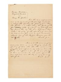 LINCOLN, Abraham (1809-1865). A group of 3 autograph documents in Lincoln's hand relating to the legal case Mary Ann Jacobus vs. Kitchell & Kitchell. Tazewell County, Illinois, 1851.