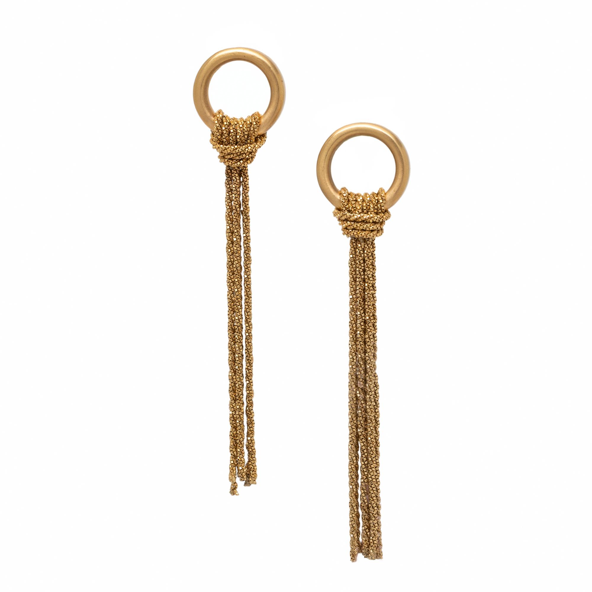 Yuri Ichihashi, Yellow Gold Earrings