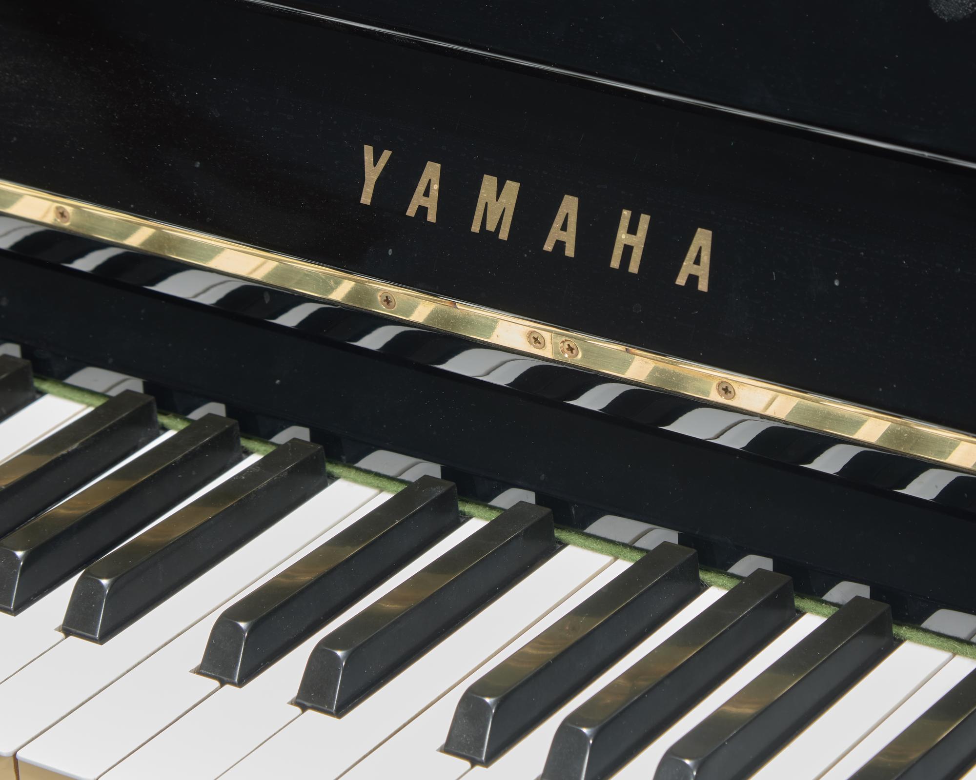 Joel Grey’s Black Lacquer Yamaha Upright Piano