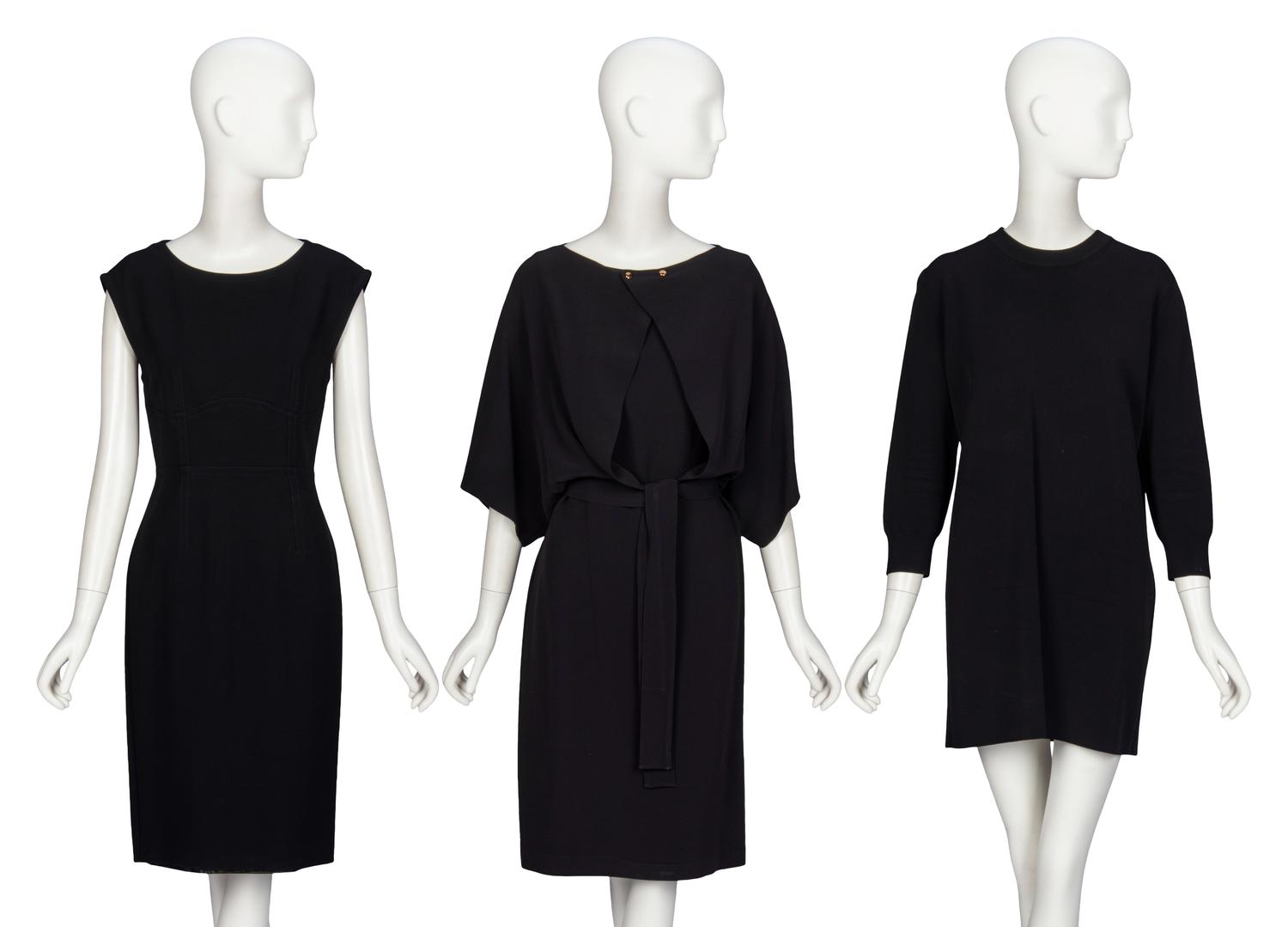 Gucci, Three Black Dresses