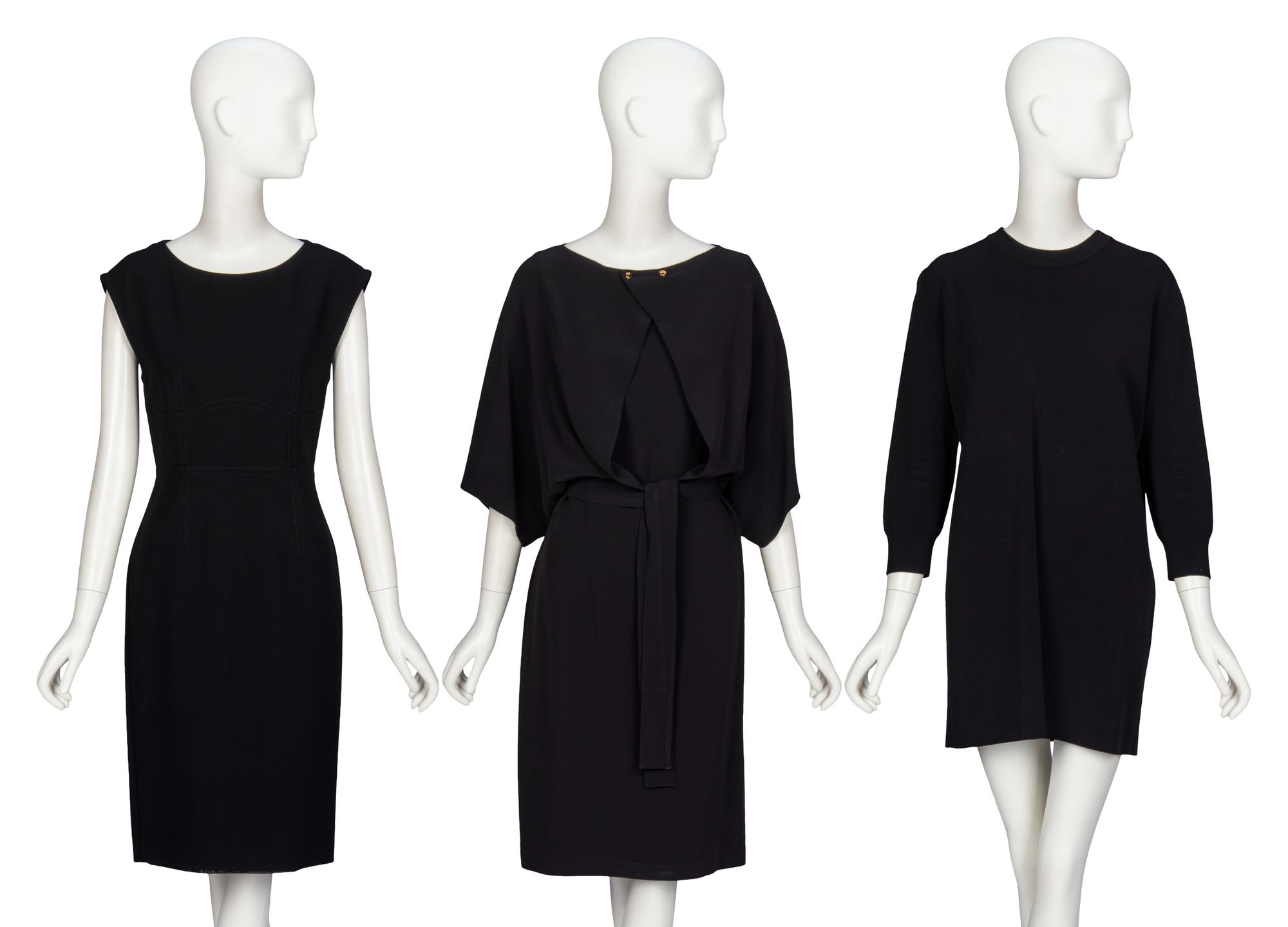 Gucci, Three Black Dresses
