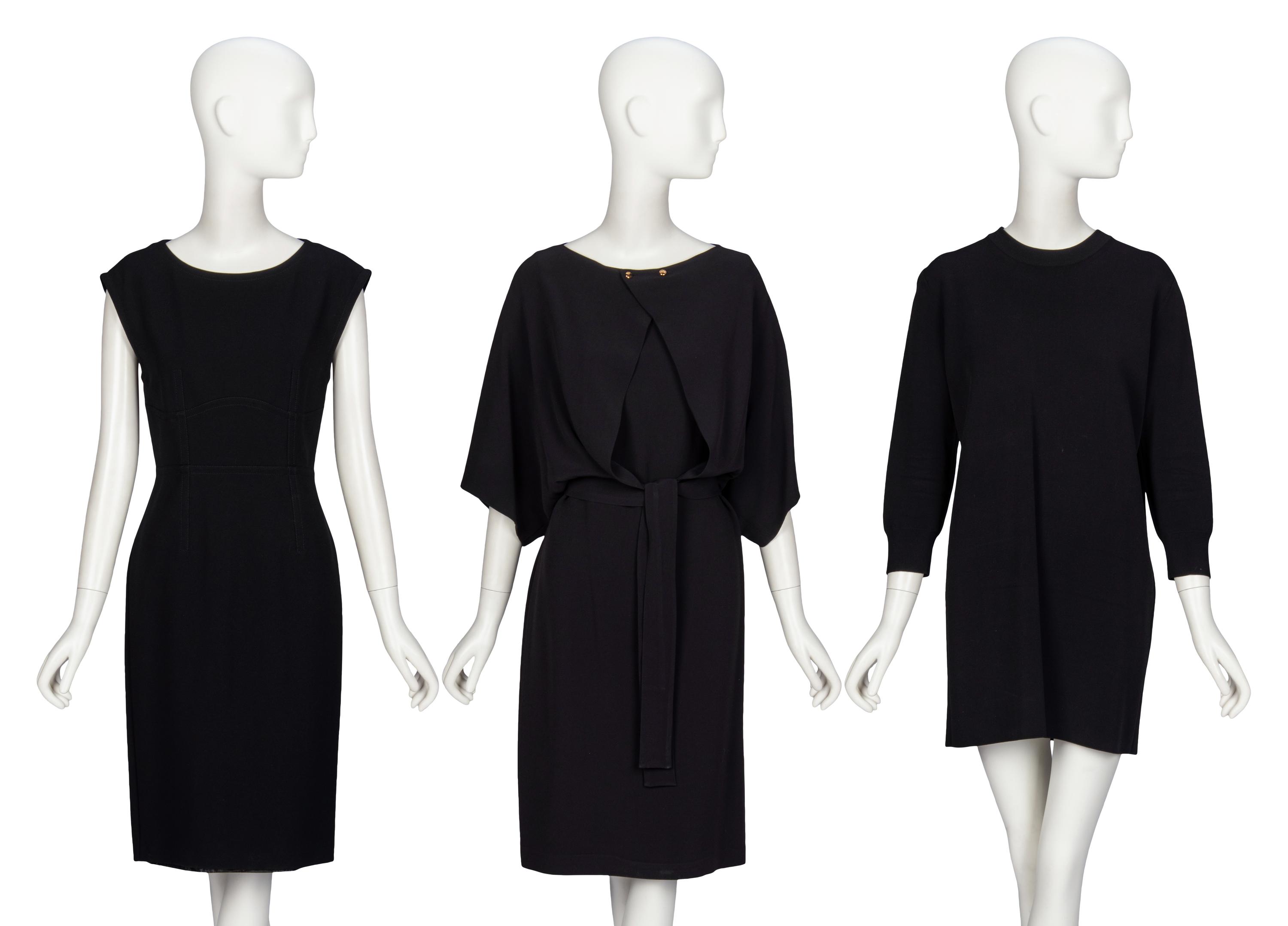 Gucci, Three Black Dresses