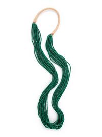 Pueblo Multi-strand Rolled Malachite Necklace