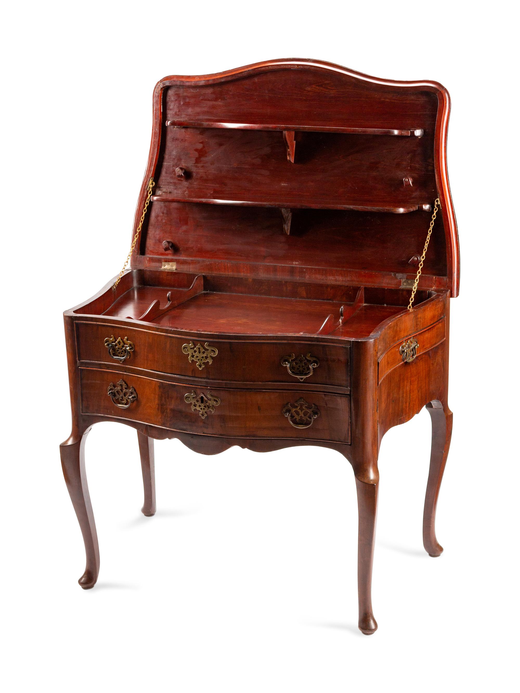 A Dutch Mahogany Lift-Top Dressing Chest — 18TH/19TH CENTURY