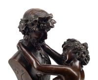 A Continental Bronze Figural Group