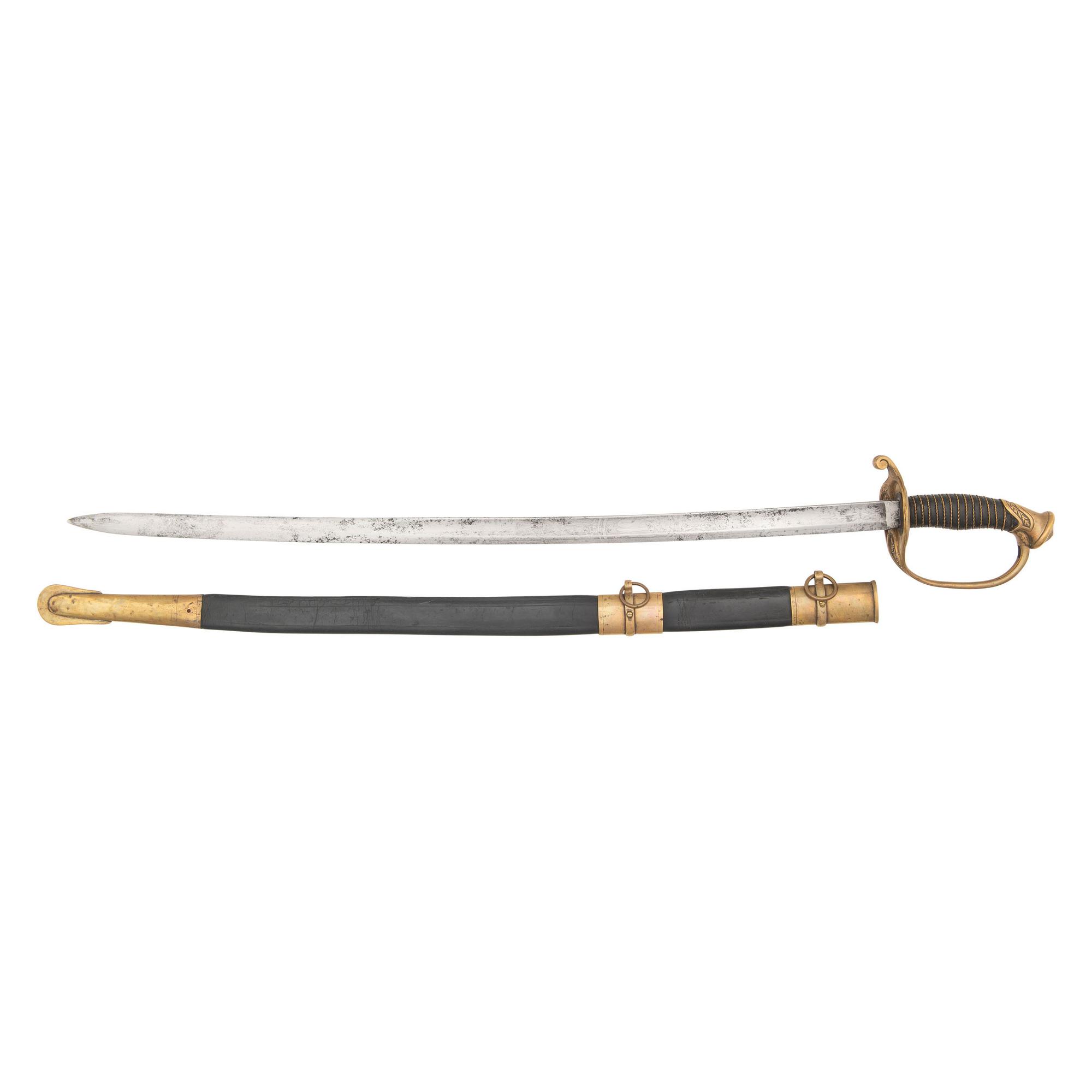 Model 1850 Foot Officer's Sword of Major (Colonel) P.P. Bixby - 6th NH Volunteers - POW and WIA at Petersburg, with Engraved Flask and CDV