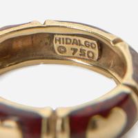 A Collection of Enamel Gold Jewelry Hidalgo and Others