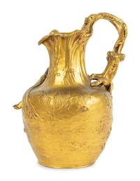A French Gilt Bronze Pitcher by Alexandre Vibert — 19TH CENTURY