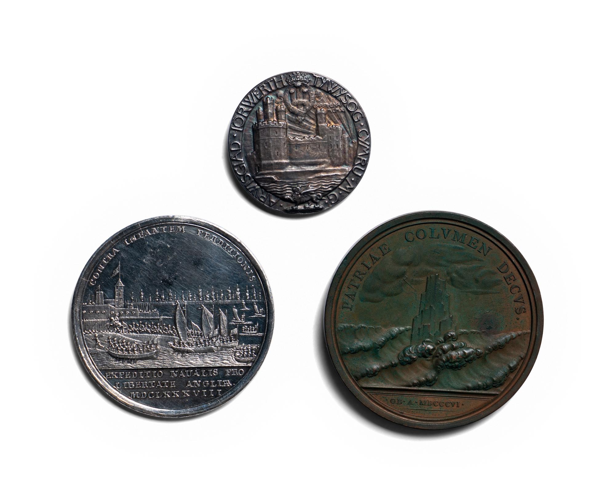[EXONUMIA] Three Commemorative Medallions of English Interest