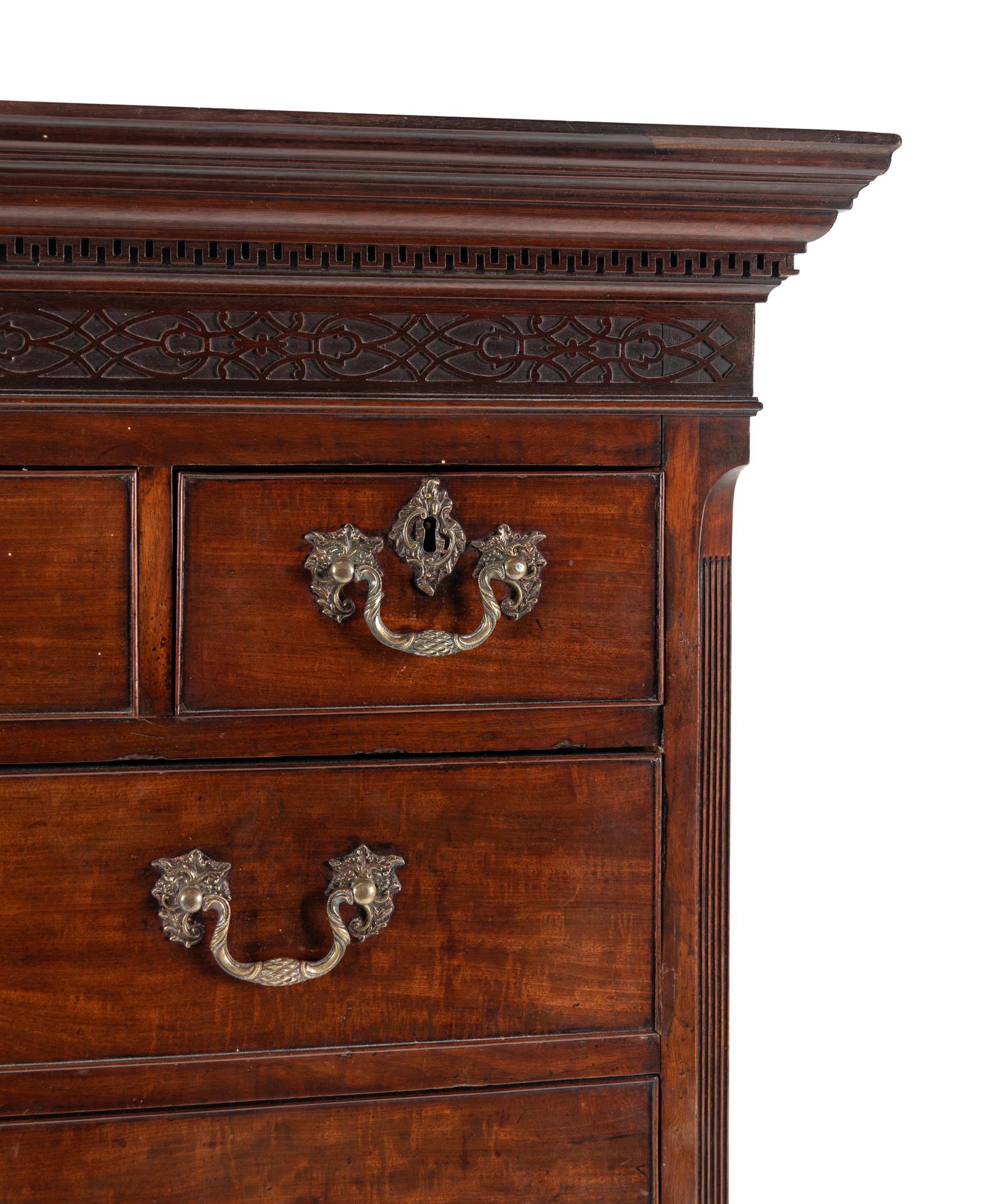 A George III Mahogany Chest-on-Chest