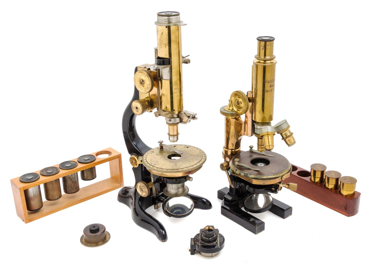 Two Cased Microscopes