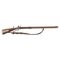Carved Contemporary Flintlock Jaeger Rifle