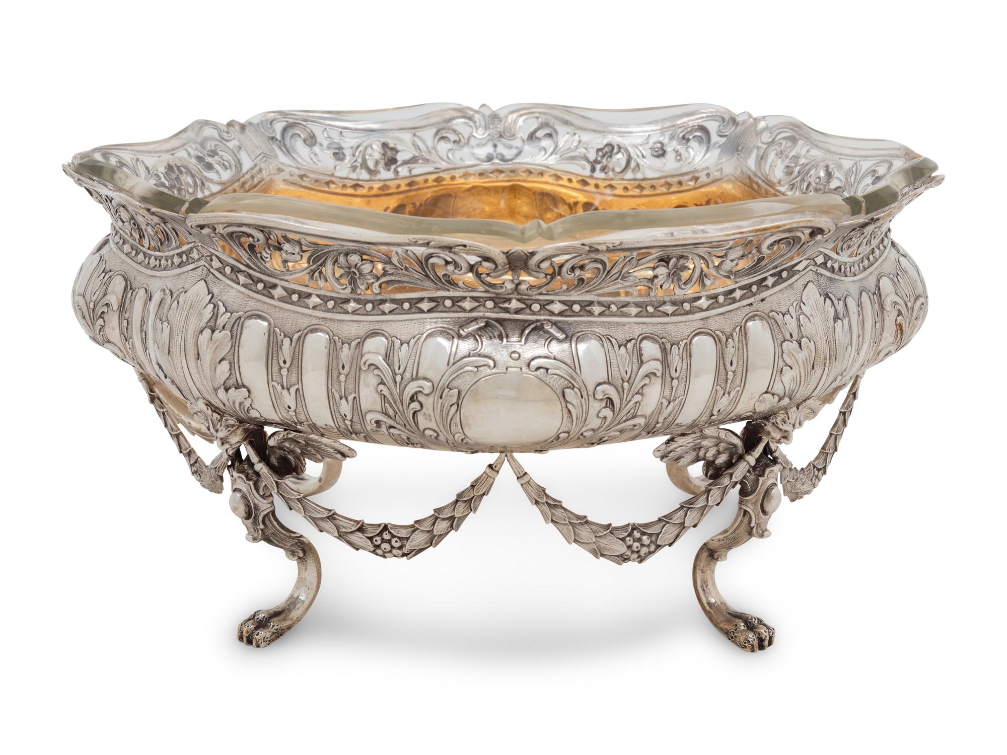 A Continental Silver Centerpiece Bowl