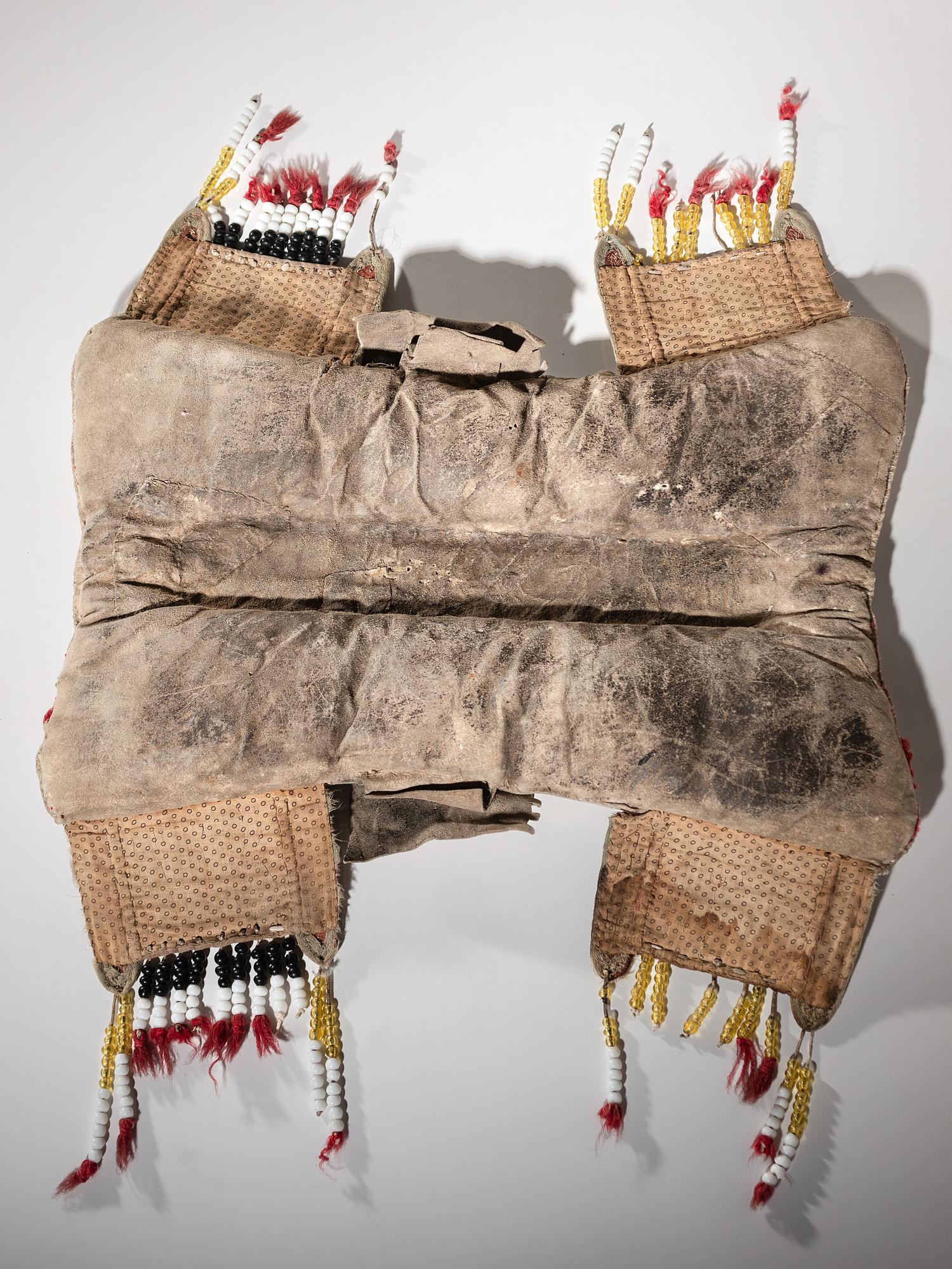 Northern Plains Beaded Buffalo Hide Pictorial Pad Saddle